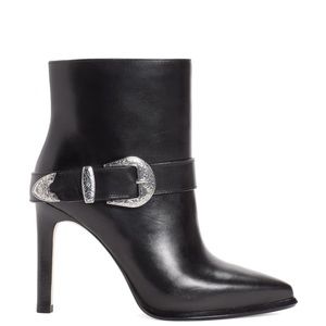 PAIGE Black Leather Booties Holly Bootie Boots! 👢